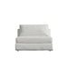 Front Facing View of The Milo 1-seater Armless in Trento Eggshell Fabric and Color