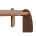 Close Up View of The Orb Coffee Table With Arcadia Wood Finish