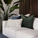 Close Up of The Porter Sectional Right Hand Sofa in Alesund Color and Fabric in a Living Room