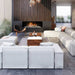 Rear View of The Porter Sofa in a Living Room