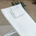 Close Up Of The Spencer Outdoor Lounger Headrest