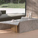 Close Up of The Terra Modular Coffee Table Set in a Living Room