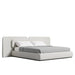 Angled Side View of The Angelo Bed With Alesund Fabric