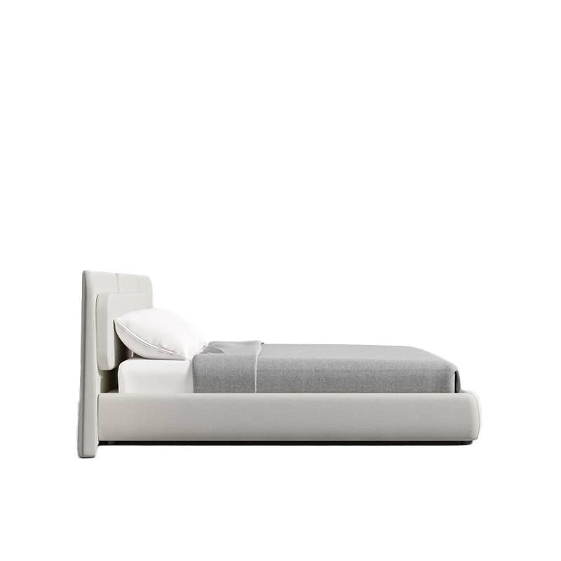 Side Facing View of The Angelo Bed With Alesund Fabric