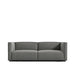 Front Facing View of The Arya Modular Loveseat in Strato Fabric and Color
