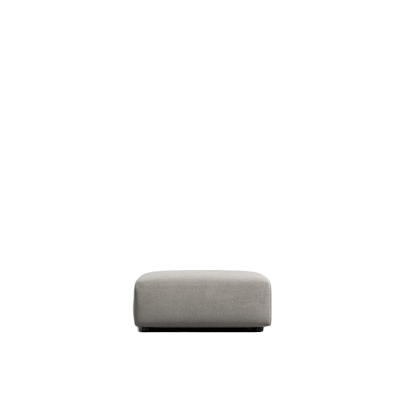 Side Facing View of The Arya Ottoman in Alesund Frabric and Color