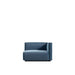 Front Facing View of The Arya Right Arm Modular Sectional Piece in Solstice Fabric