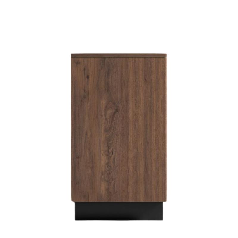 Side Facing View of The Augustus Sideboard With Walnut Veneer Finish