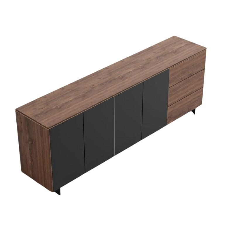 Top View of The Augustus Sideboard With Walnut Veneer Finish