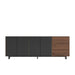 Front Facing View of The Augustus Sideboard With White Marble Surface