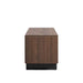 90 Degree Side View of The Augustus TV Stand In Walnut Veneer