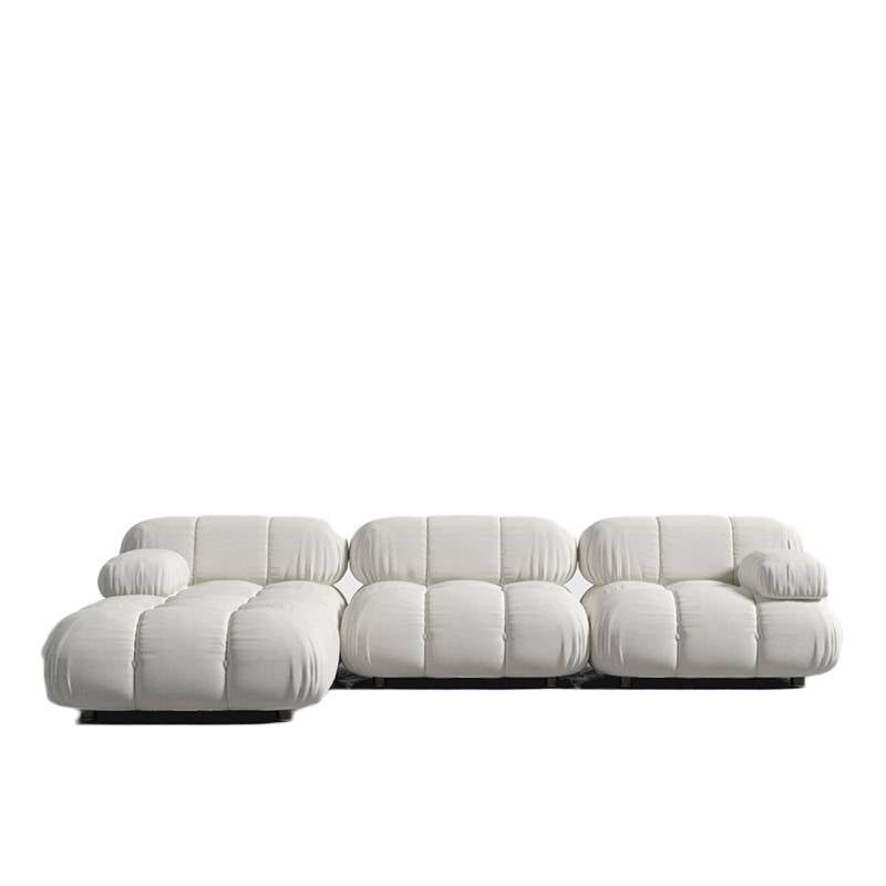 Front Facing View of The Belia Sectional Sofa in Alesund Color and Fabric