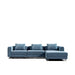 Front View of The Berlin Sectional Sofa in Solstice Color and Fabric