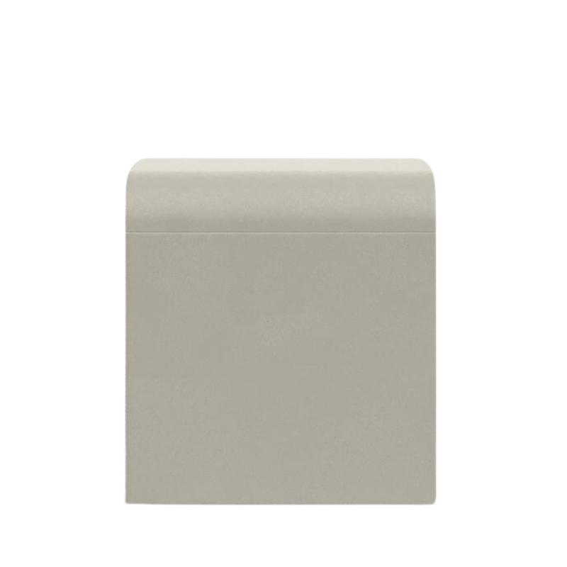 Side Facing View of The Cascadia Desk in Alabaster Concrete