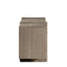 Side View of The Cassia Entryway Console Grey Oak Color