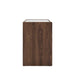 Side Facing View of The Hunter Wide Dresser in a Walnut Veneer Finish