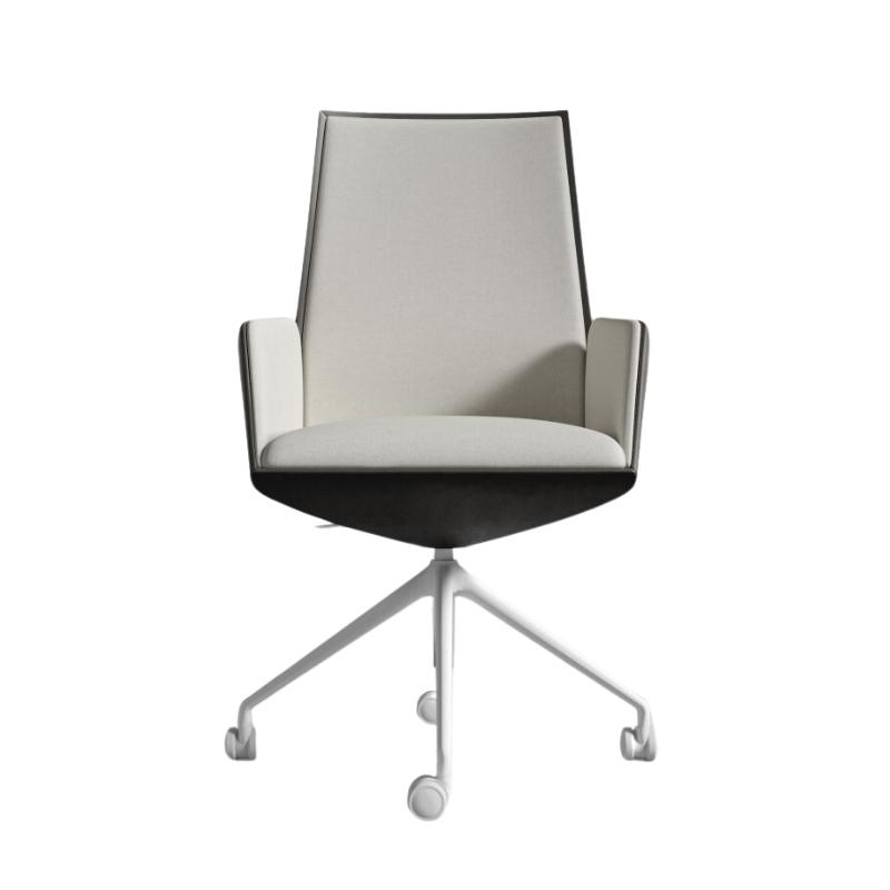 Front Facing View of The Julian Office Chair in Alesund Fabric