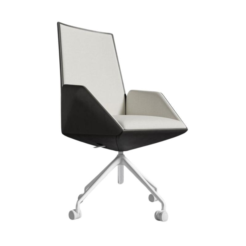 Angled View of The Julian Office Chair in Alesund Fabric