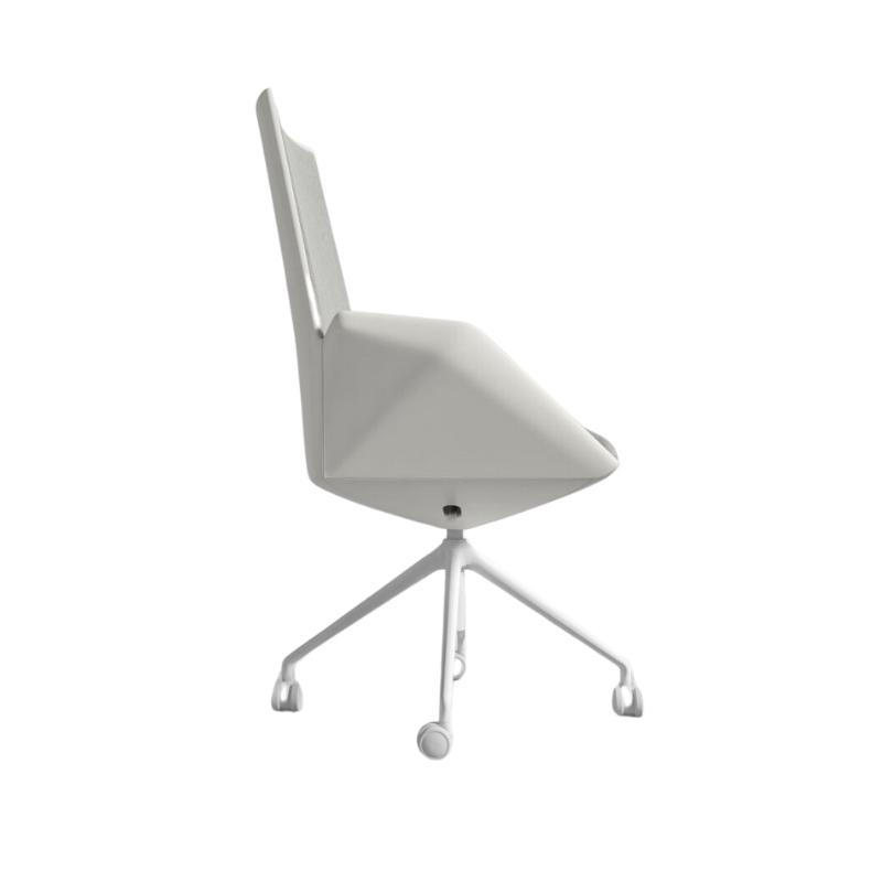 Side Facing View of The Julian Office Chair in Malmo Fabric
