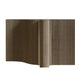Close Up View of The Magnus Entryway Console With Grey Oak Veneer Finish