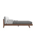 Side Facing View of The Mikkel Bed With Alesund Fabric