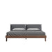 Front Facing View of The Mikkel Bed With Stockholm Fabric