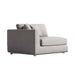 Angled View of The Milo 1 Seater Left Arm in Alesund Fabric and Color