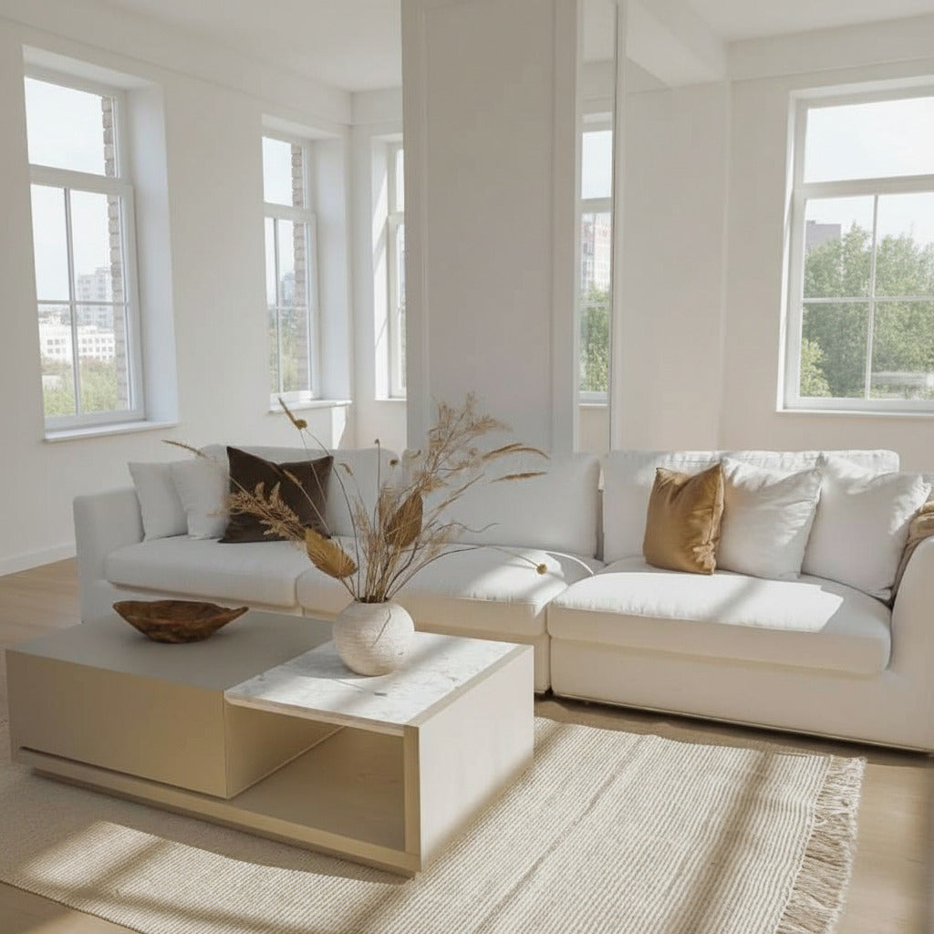 The Milo Sofa in a Living Room