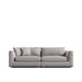 Front Facing View of The Milo Sofa in Chiffon Fabric and Color