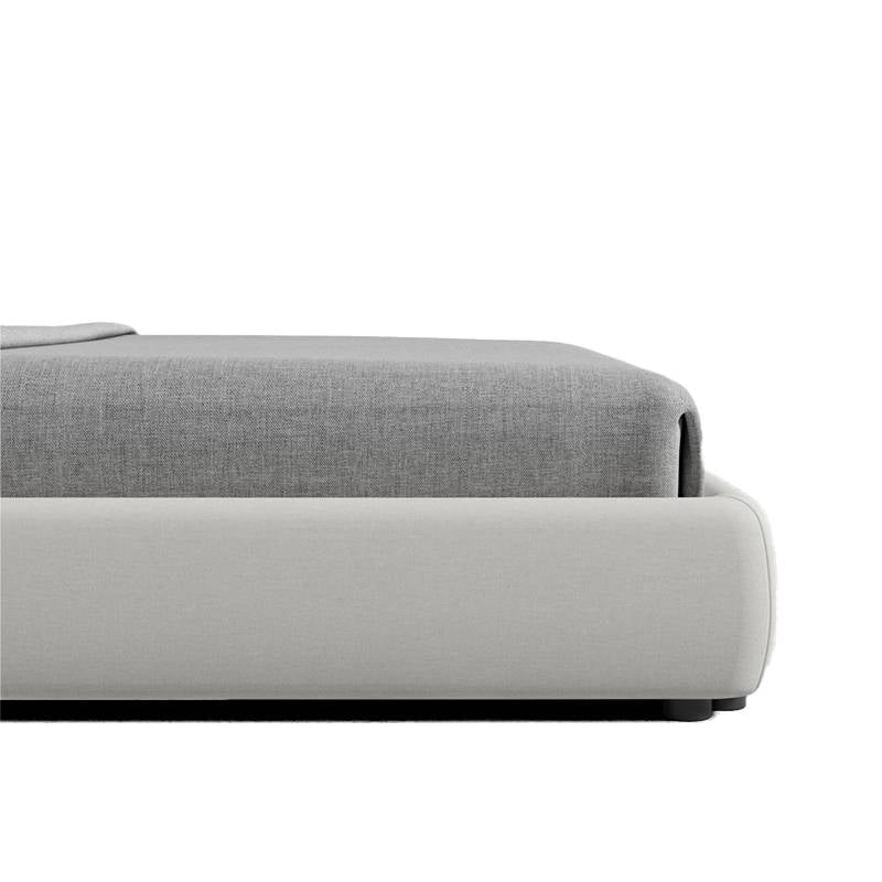 Close Up View of The Modular Bed Frame in Alesund Fabric