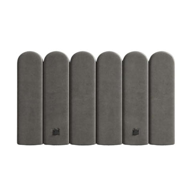 Front Facing View of The Napa Headboard in Strato Fabric