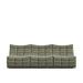 Front Facing View of The Tanner 3 Seater Modular Sofa Sectional With Sage Fabric
