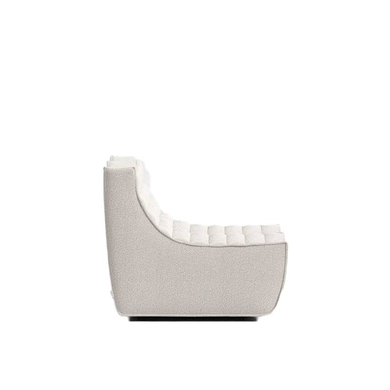 Side View of The Tanner Sofa in Pearl Color