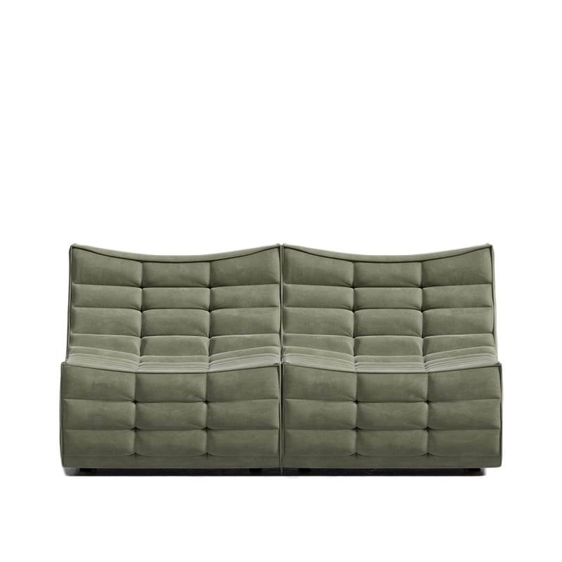 Front View of The Tanner Sofa in Sage Color