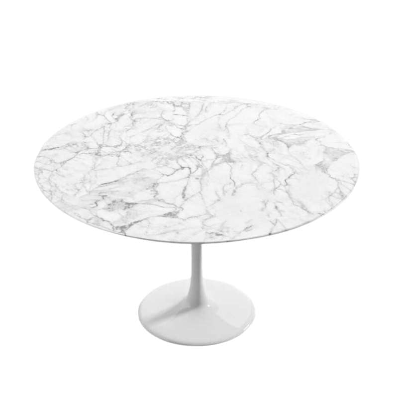 Tulip Table Round - Carrara