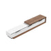 Top View of The Winston Media Console Walnut Veneer