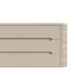 Close Up View of The Wishbone Dresser in a Washed Natural Oak and Pale Cane Finish